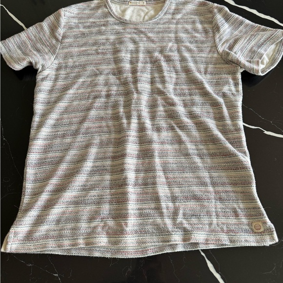 Marine Layer Tops - Multicolor Striped Short‎ Sleeve Top